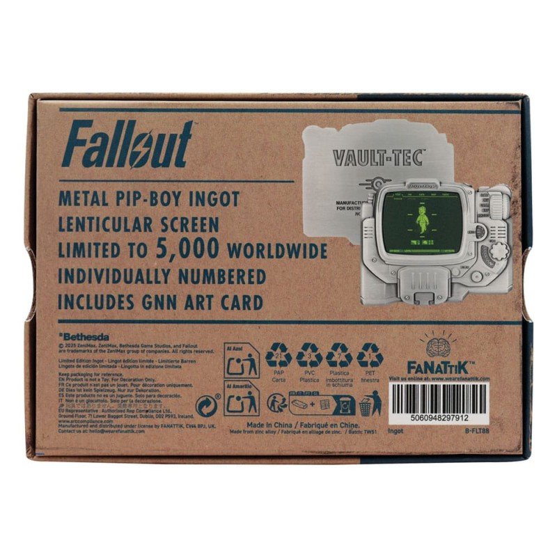 Fallout Lingot Pip-Boy Limited Edition | 5060948297912