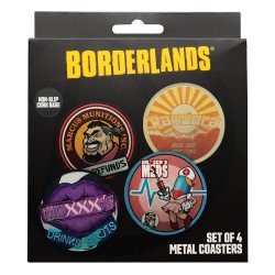 Borderlands pack 4 sous-verres | 0840316428347