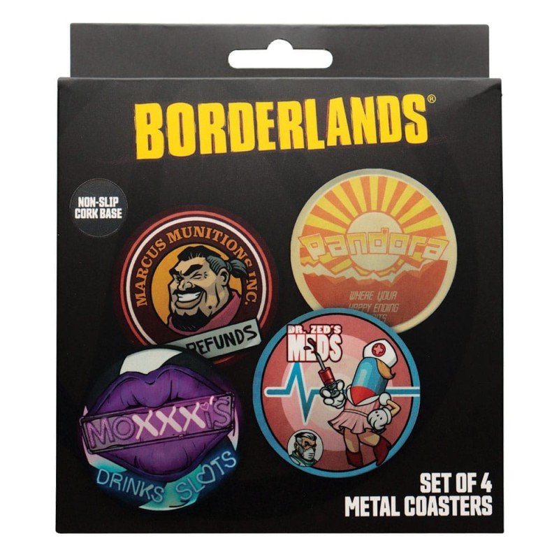 Borderlands Coaster 4-Pack | 0840316428347