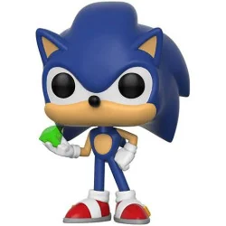 Sonic The Hedgehog Figurine Funko POP! Games Vinyl Sonic (Emerald) 9 cm