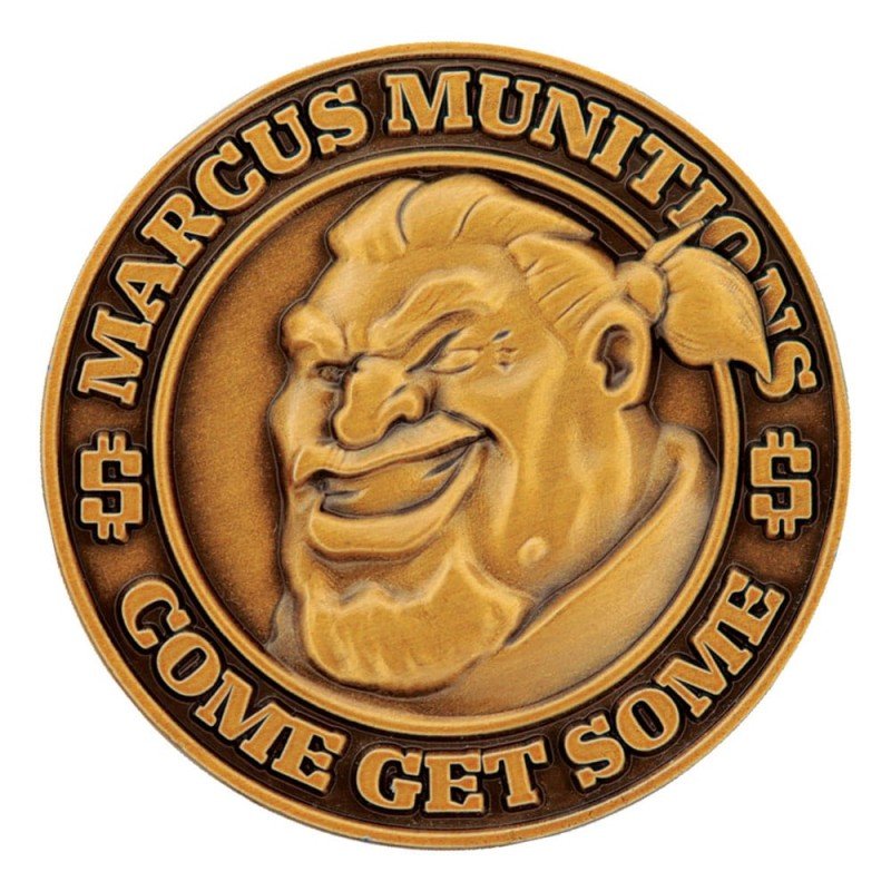 Borderlands Collectable Coin Marcus Munitions Limited Edition | 0840316425988