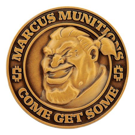 Borderlands Collectable Coin Marcus Munitions Limited Edition | 0840316425988