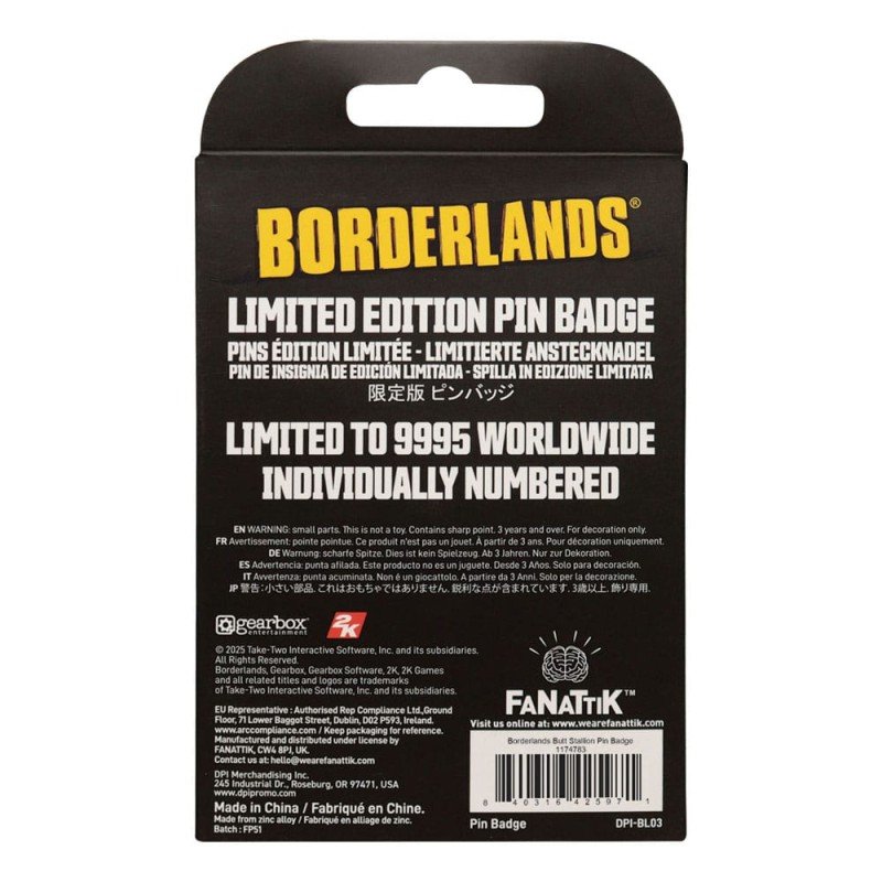 Borderlands pin's Butt Stallion Limited Edition | 0840316425971