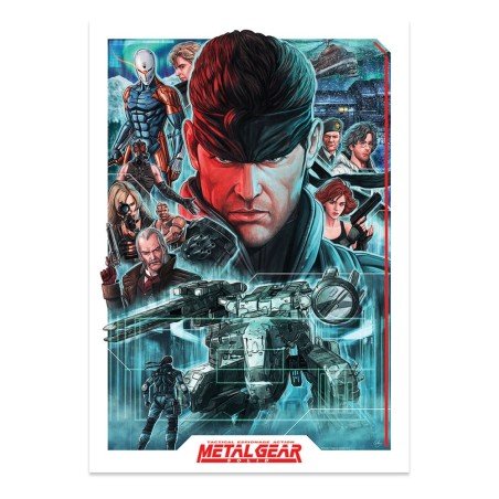 Metal Gear Solid lithographie Montage Limited Edition 42 x 30 cm | 5060948294034