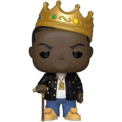 Beruchte B.I.G. beeldje Funko POP! Rocks Vinyl Notorious B.I.G. met Kroon 9 cm | 889698315500