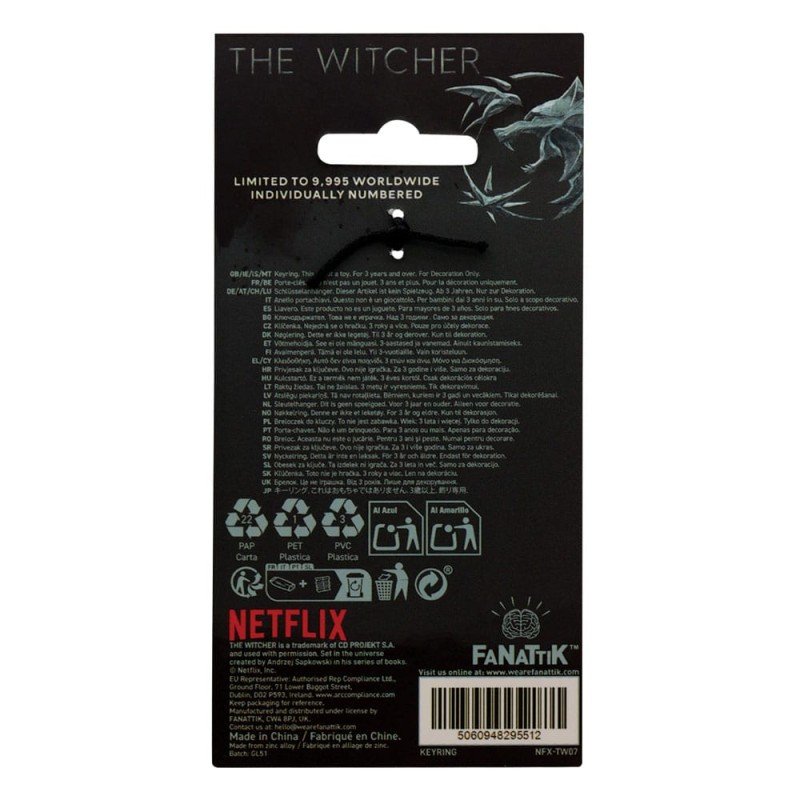 The Witcher porte-clés Witcher & Roach Limited Edition | 5060948295512