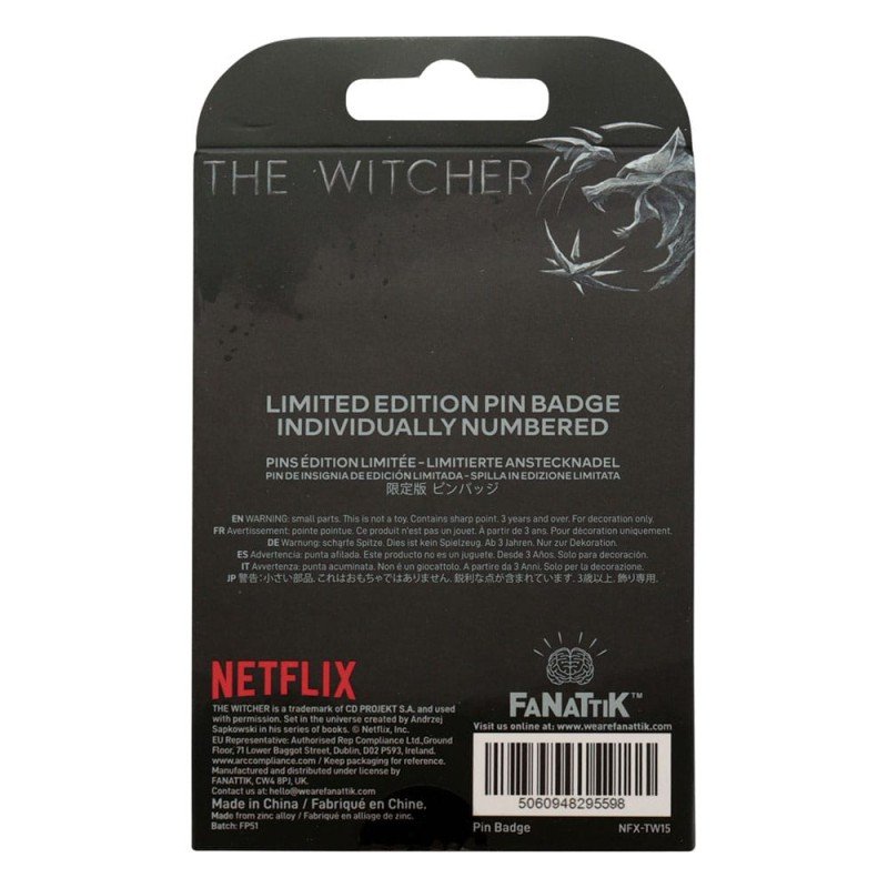 The Witcher pin Witcher Symbol Limited Edition | 5060948295598