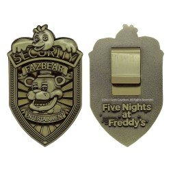 Five Nights at Freddy´s réplique Security Badge Antique Brass Edition | 5060948296885