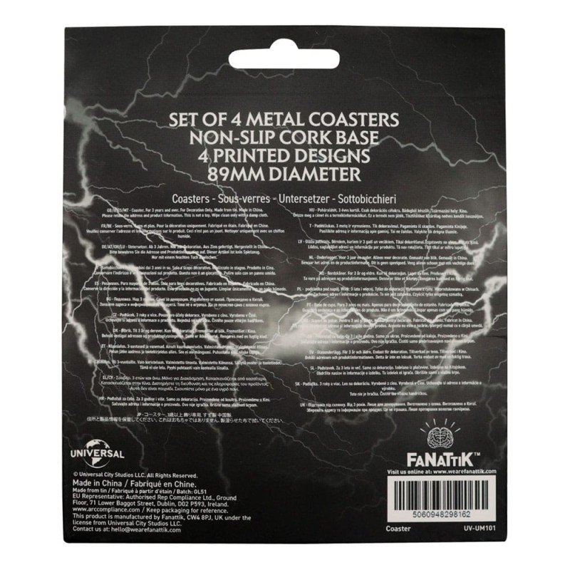 Universal Monsters pack 4 sous-verres | 5060948298162