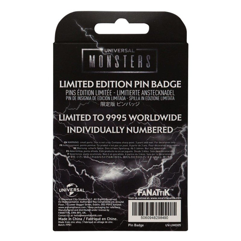 Universal Monsters pin Limited Edition | 5060948298490