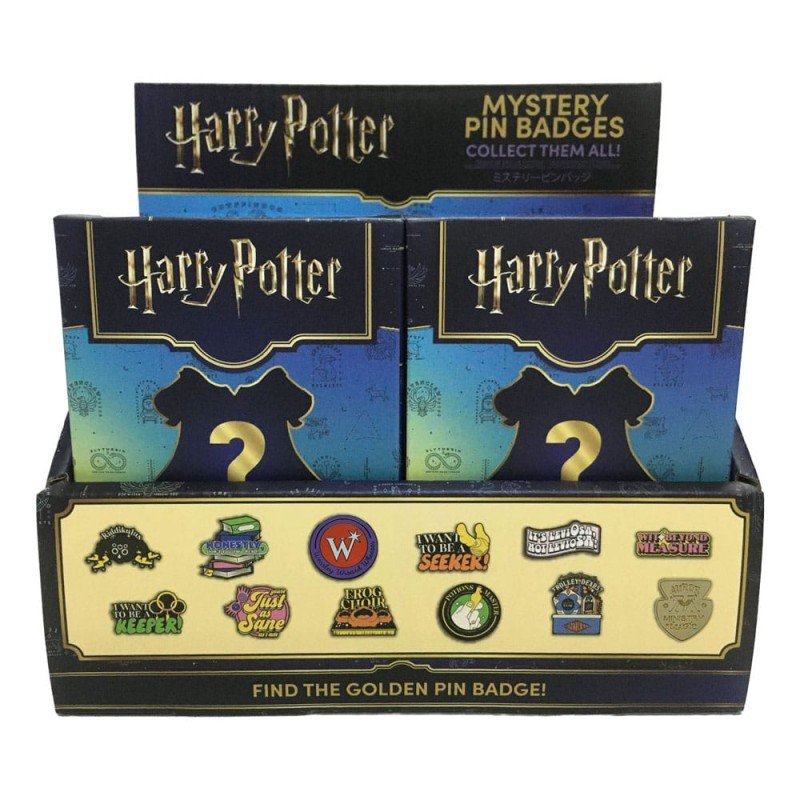 Harry Potter présentoir Pin's Mystery Pin Badge (12) | 5060948298926