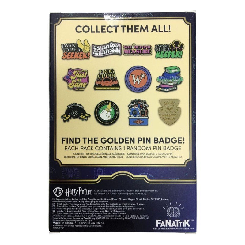 Harry Potter présentoir Pin's Mystery Pin Badge (12) | 5060948298926