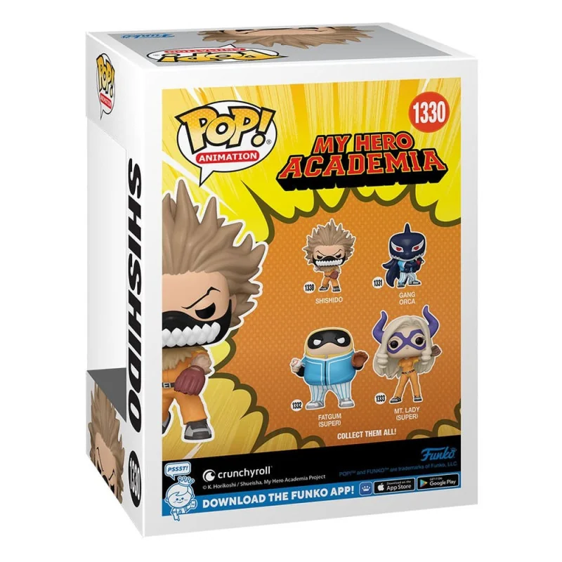 My Hero Academia-figuur Funko POP! Captain Shishido Vinyl Animatie (Honkbal) 9 cm | 889698706117