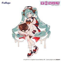 Hatsune Miku x Tirol Choco statuette PVC Trio-Try-iT Hatsune Miku Milk Ver. 18 cm | 4571623508458