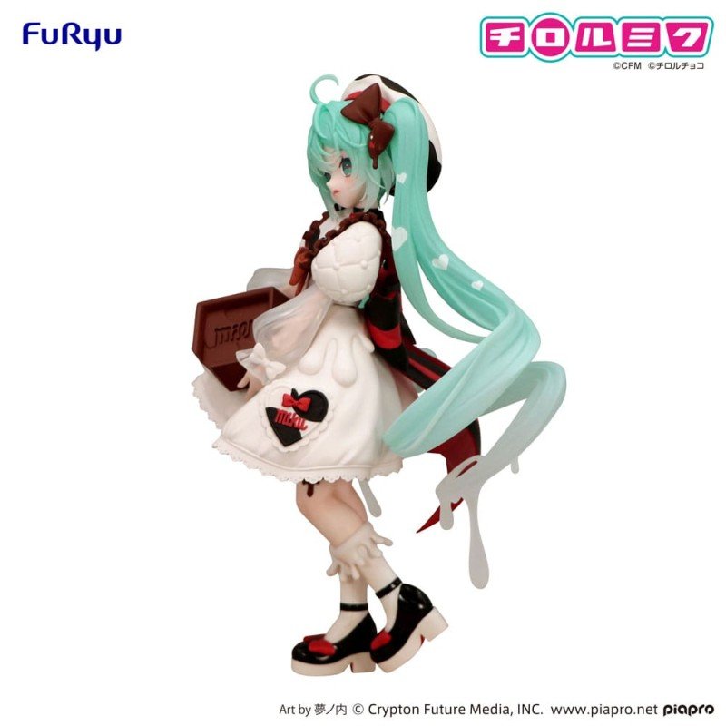 Hatsune Miku x Tirol Choco statuette PVC Trio-Try-iT Hatsune Miku Milk Ver. 18 cm | 4571623508458