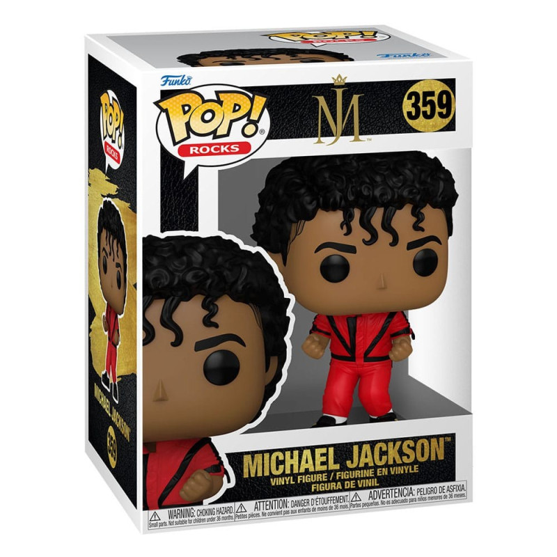 Michael Jackson Figurine Funko POP! Rocks Vinyl Thriller 9 cm