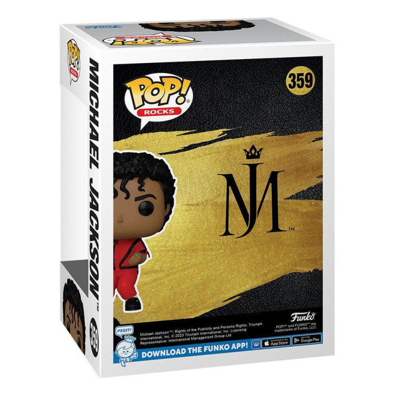 Michael Jackson Figurine Funko POP! Rocks Vinyl Thriller 9 cm