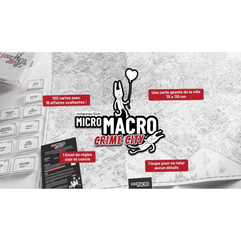 jeu : Micro Macro : Crime City
éditeur : Spielwiese
version française