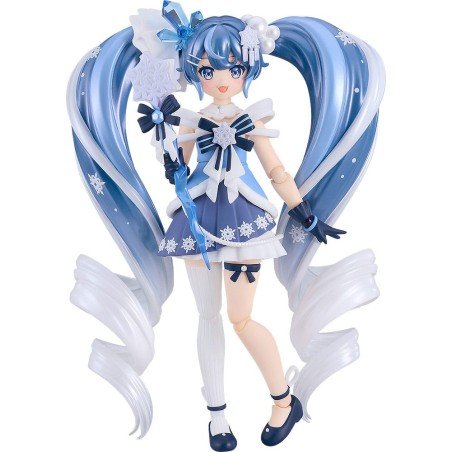 Character Vocal Series 01: Hatsune Miku figurine Figma Snow Miku: Crystal Snow Ver. 13 cm | 4580828663992