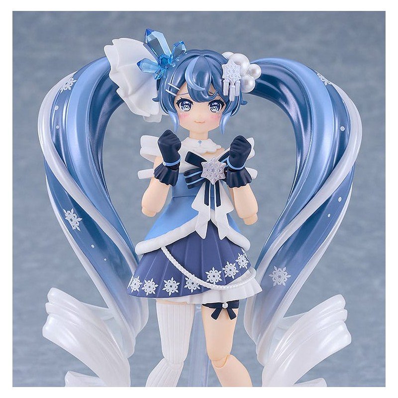 Character Vocal Series 01: Hatsune Miku figurine Figma Snow Miku: Crystal Snow Ver. 13 cm | 4580828663992