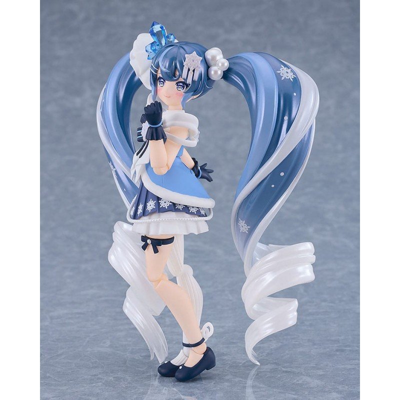 Character Vocal Series 01: Hatsune Miku figurine Figma Snow Miku: Crystal Snow Ver. 13 cm | 4580828663992
