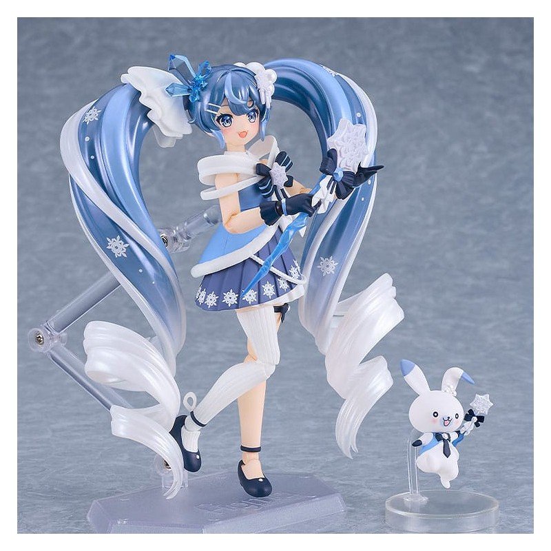 Character Vocal Series 01: Hatsune Miku figurine Figma Snow Miku: Crystal Snow Ver. 13 cm | 4580828663992