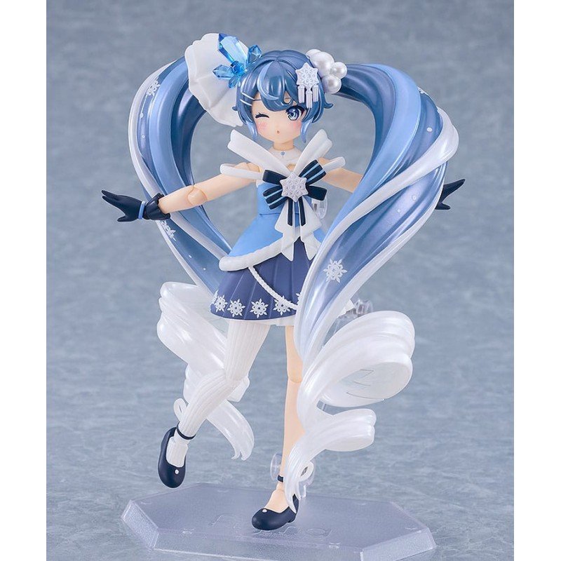 Character Vocal Series 01: Hatsune Miku figurine Figma Snow Miku: Crystal Snow Ver. 13 cm | 4580828663992