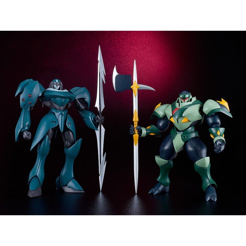 Starknight Tekkaman Blade pack 2 figurines Moderoid Plastic Model Kits Tekkaman Dagger & Tekkaman Axe | 4580828664364