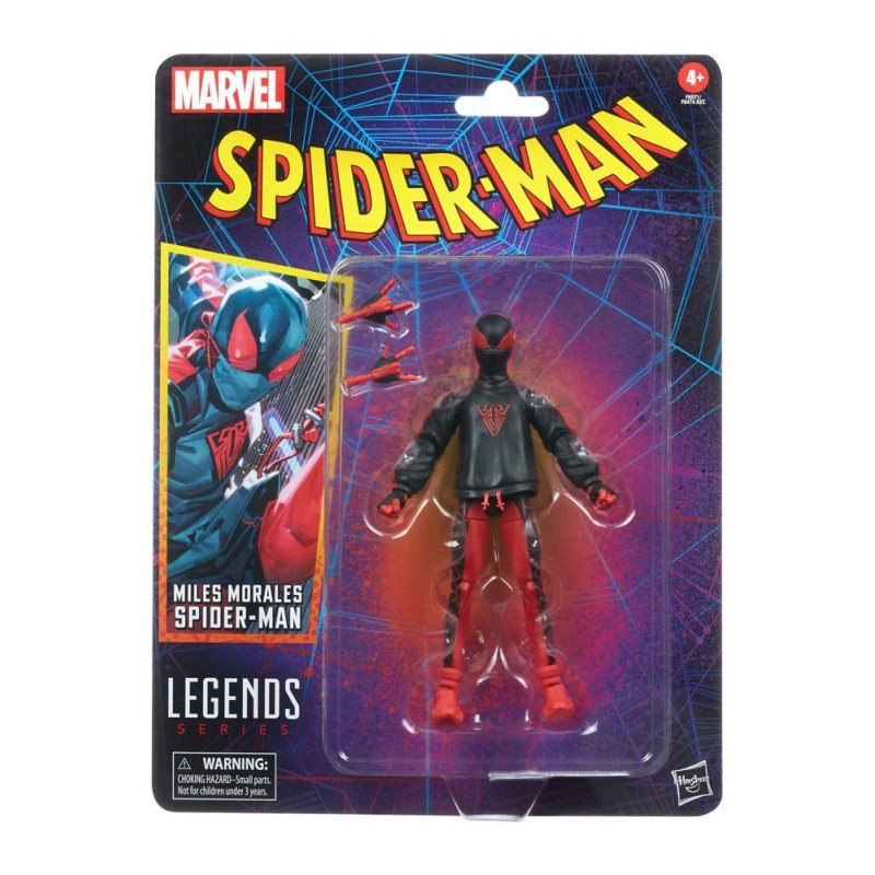 Spider-Man Marvel Legends Retro Collection Actionfigur Miles Morales Spider-Man 15 cm | 5010994181246