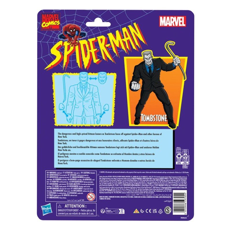 Spider-Man Comics Marvel Legends Action Figure Tombstone 15 cm | 5010996197054