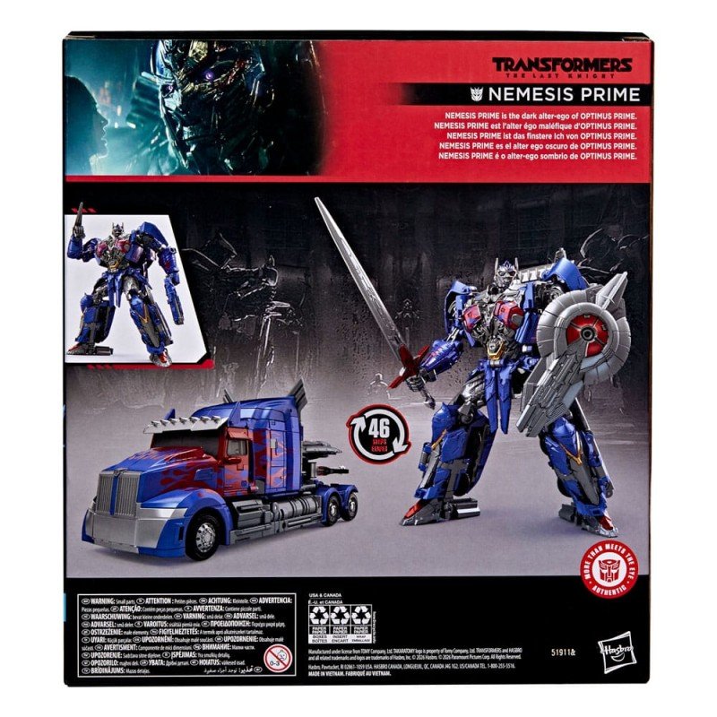 Transformers: The Last Knight Studio Series Leader Class Action Figure Nemesis Prime 22 cm | 5010996348692