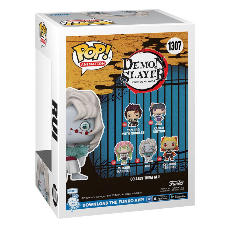 Demon Slayer: Kimetsu no Yaiba Figuur Funko POP! Animatie Vinyl Rui 9 cm
