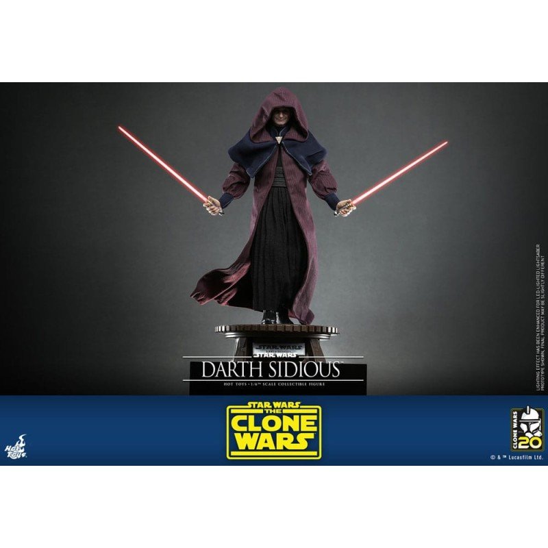 Star Wars: The Clone Wars Action Figure 1/6 Darth Sidious 29 cm | 4895228614513