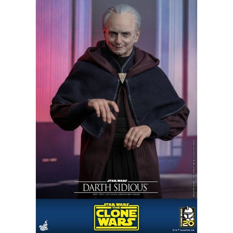 Star Wars: The Clone Wars Action Figure 1/6 Darth Sidious 29 cm | 4895228614513
