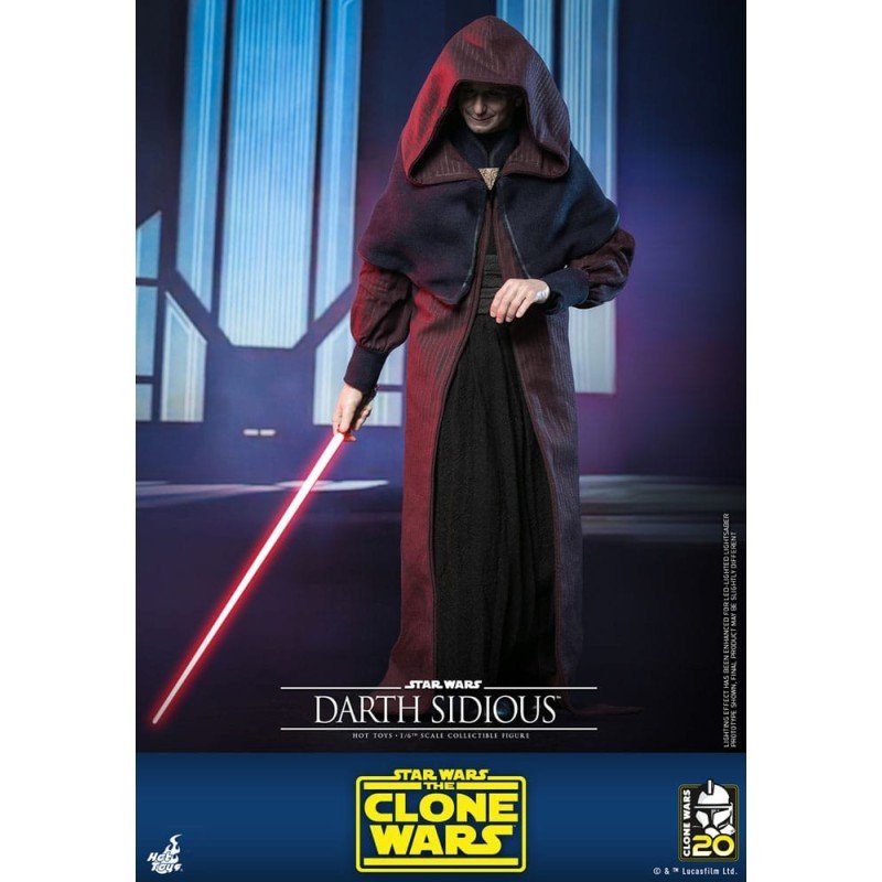 Star Wars: The Clone Wars Action Figure 1/6 Darth Sidious 29 cm | 4895228614513