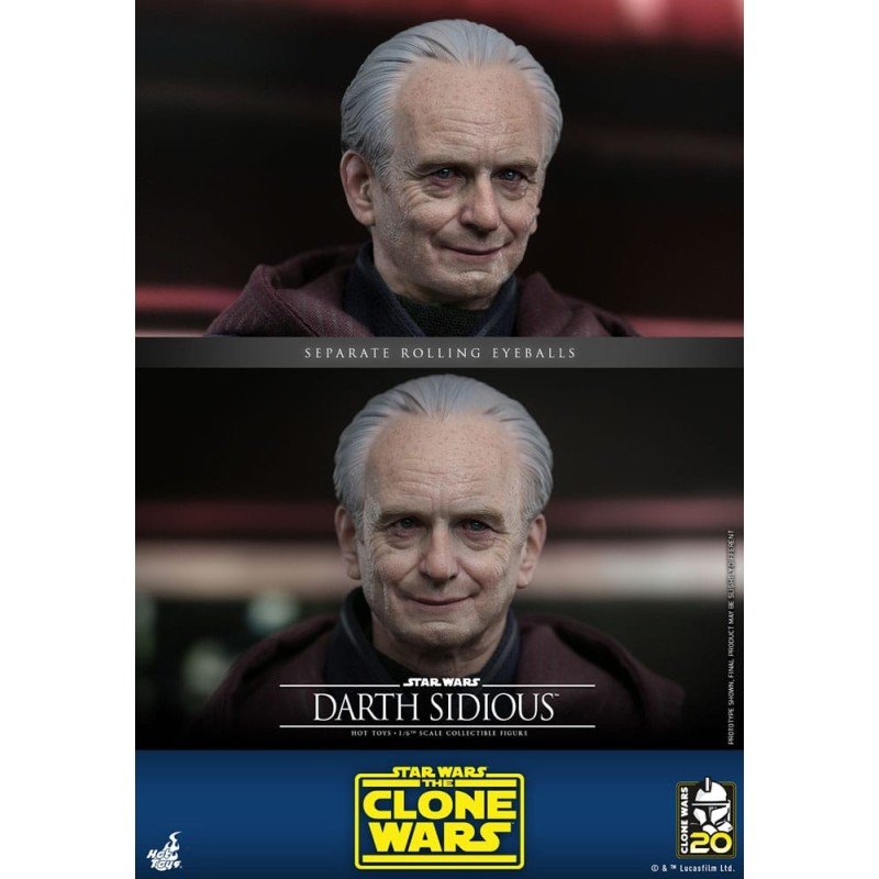 Star Wars: The Clone Wars Action Figure 1/6 Darth Sidious 29 cm | 4895228614513