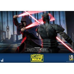 Star Wars: The Clone Wars figurine 1/6 Darth Sidious 29 cm | 4895228614513
