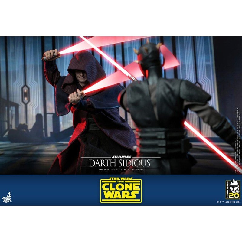 Star Wars: The Clone Wars Action Figure 1/6 Darth Sidious 29 cm | 4895228614513