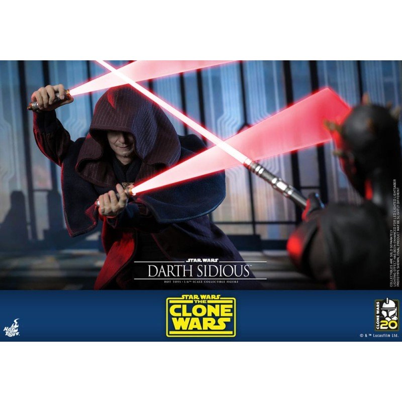 Star Wars: The Clone Wars Action Figure 1/6 Darth Sidious 29 cm | 4895228614513