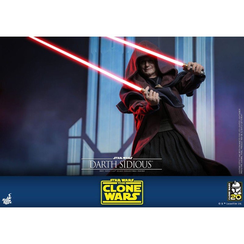 Star Wars: The Clone Wars figurine 1/6 Darth Sidious 29 cm | 4895228614513