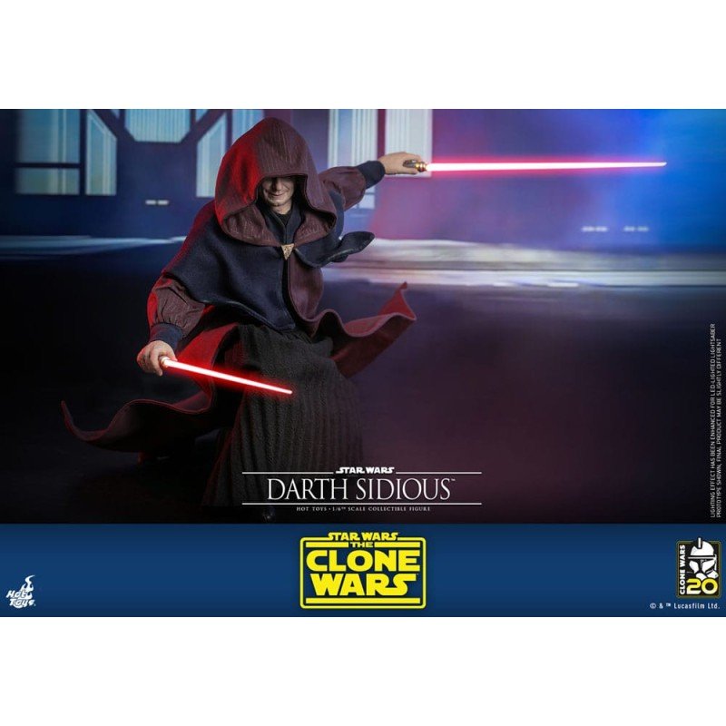 Star Wars: The Clone Wars Action Figure 1/6 Darth Sidious 29 cm | 4895228614513