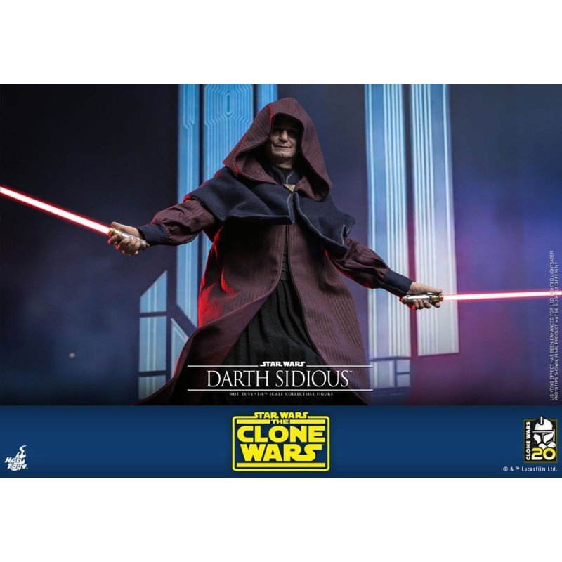 Star Wars: The Clone Wars Action Figure 1/6 Darth Sidious 29 cm | 4895228614513