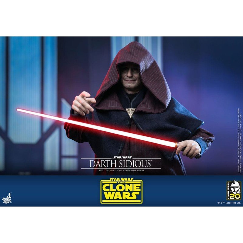 Star Wars: The Clone Wars figurine 1/6 Darth Sidious 29 cm | 4895228614513