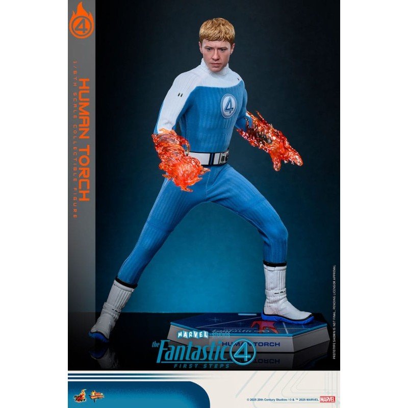 Les Quatre Fantastiques : Premiers pas figurine Movie Masterpiece 1/6 Human Torch 30 cm | 4895228622785