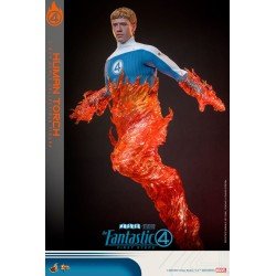 Les Quatre Fantastiques : Premiers pas figurine Movie Masterpiece 1/6 Human Torch 30 cm | 4895228622785
