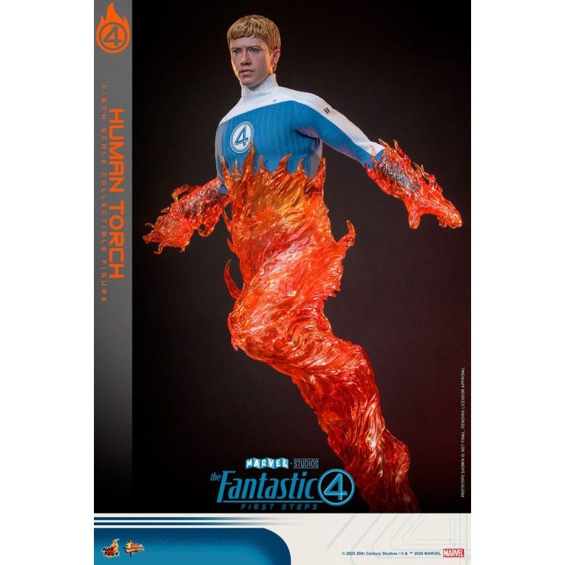 The Fantastic Four: First Steps Movie Masterpiece Action Figure 1/6 Human Torch 30 cm | 4895228622785