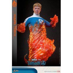 Les Quatre Fantastiques : Premiers pas figurine Movie Masterpiece 1/6 Human Torch 30 cm | 4895228622785