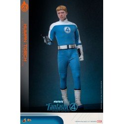 Les Quatre Fantastiques : Premiers pas figurine Movie Masterpiece 1/6 Human Torch 30 cm | 4895228622785
