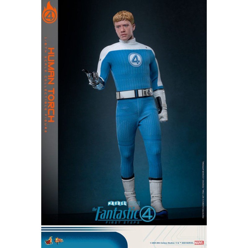 The Fantastic Four: First Steps Movie Masterpiece Action Figure 1/6 Human Torch 30 cm | 4895228622785