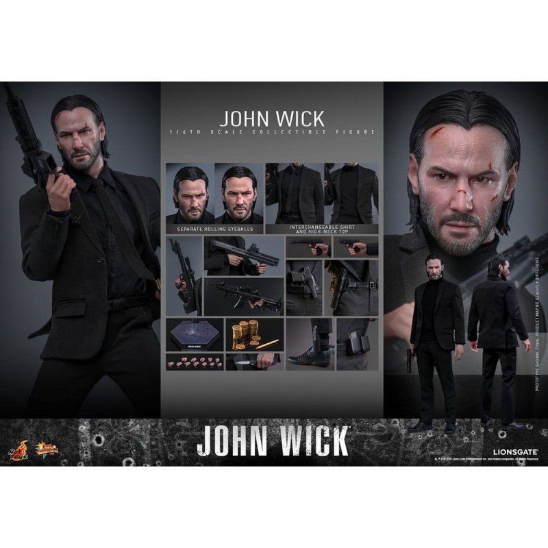 John Wick Movie Masterpiece Action Figure 1/6 John Wick 31 cm | 4895228622839